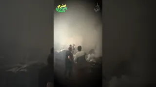 عاجل استـ ـهداف مخزن جمعية البركة الجزائرية في شمال قطاع غـ ـزة 