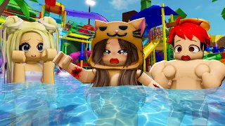 MANDARINA sufrió un ACCIDENTE en el PARQUE ACUÁTICO de Brookhaven Roblox