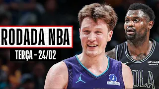 KON KNUEPPEL QUEBRA RECORDE ABSURDO; ZION DETONA contra os WARRIORS - RODADA NBA 24/02