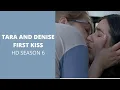 Tara and Denise First Kiss TWD