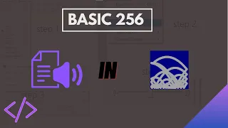 Say function in Basic 256 Blue orbiter