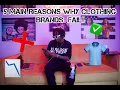 5 MAIN Reasons Why Clothing Brands FAIL 2023