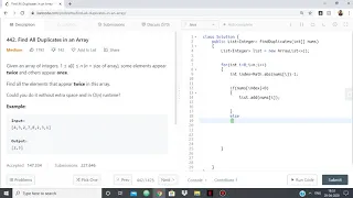 Coding Interview LeetCode 442 Duplicates in an Array