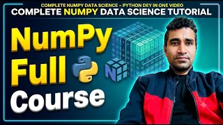 Learn NUMPY From Scratch for Data Science - Full Course 1 5 Hours