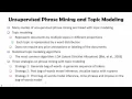 DATA MINING 4 Pattern Discovery in Data Mining 7 2 Previous Phrase Mining Methods