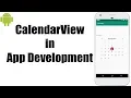 Calendar View in Android Studio Android Tutorial for beginner How to