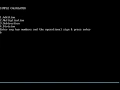 Simple calculator by using if else statement in turbo c