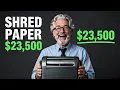 Gramps Rick Shows How to Make 23 5K Shredding Paper
