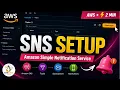Setup Amazon SNS Simple Notification Service AWS Tutorial 2026