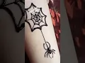 Download Lagu Amazing tattoo design with mehndi #shorts #tattoo #spider