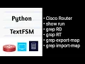TextFSM Cisco VRF Data