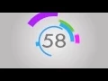 60 seconds Countdown v 249 circle Timer with Sound Effects and voice 4k