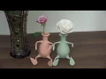 花が顔に！手足がついた花瓶がおもしろい【雑貨紹介】#376