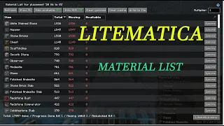 Litematica Material List