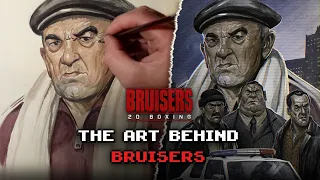The Making of the Bruisers 2D Boxing Key Art