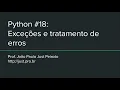 Python - Excecoes e tratamento de erros