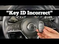 How To Start A 2017 - 2022 Nissan Rogue With Key ID Incorrect
