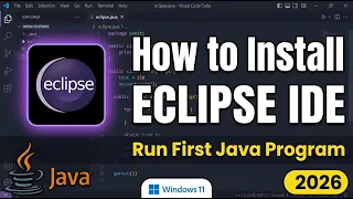 Eclipse IDE Tutorial for Beginners Install Run Java Program in 2026