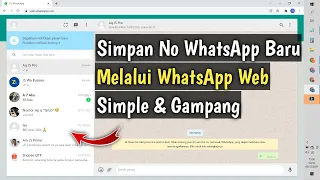 Download Cara Menyimpan Nomor Dari WhatsApp Web MP3