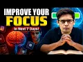 5 Steps to Improve Your Focus in 7 Days Remember Anything you Read Prashant Kirad