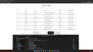 Table pagination sort filter - React TanStack Table