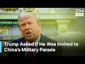 Download Lagu Trump Asked If He Was Invited to China’s WWII Parade, Watch His Response | AC1G