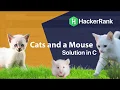 Cats and a mouse - Hacker Rank
