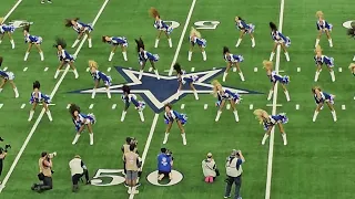 2024 Dallas Cowboys Cheerleaders pregame performance thunderstruck dance 24 vs new Orleans