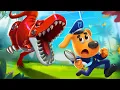 Download Lagu Api Besar di Taman Dino | Pengetahuan Keamanan Anak | Kartun Anak-anak | Kepala Polisi Labrador