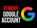 How to Remove a Google Account From an Android Phone