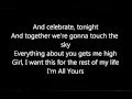 Jay Sean feat. Pitbull - I'm all Yours [Lyrics/HD]