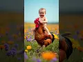 Download Lagu Cute baby with rooster #ai #baby #babytiktok #animal #funny #viral #shorts #cute #trending