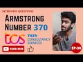 Infosys - TCS Interview Question Armstrong Number Daily Dose