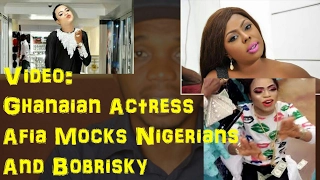 video bobrisky welcome in chicago as ghanaian actress afia mocks nigeria