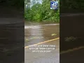 Flooding on Highway 57 in Jackson County Mississippi