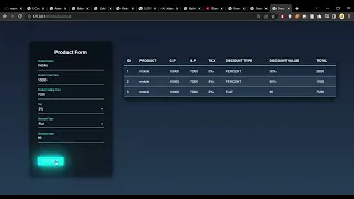 Product Management system Using Html Css and JS