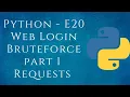 Python-E20 WebLogin Bruteforcing Part 1 Using Requests Module Tamil