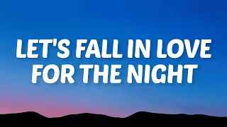 FINNEAS - Let's Fall in Love for the Night (Lyrics)