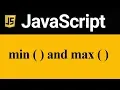 Min and Max Method in JavaScript Hindi