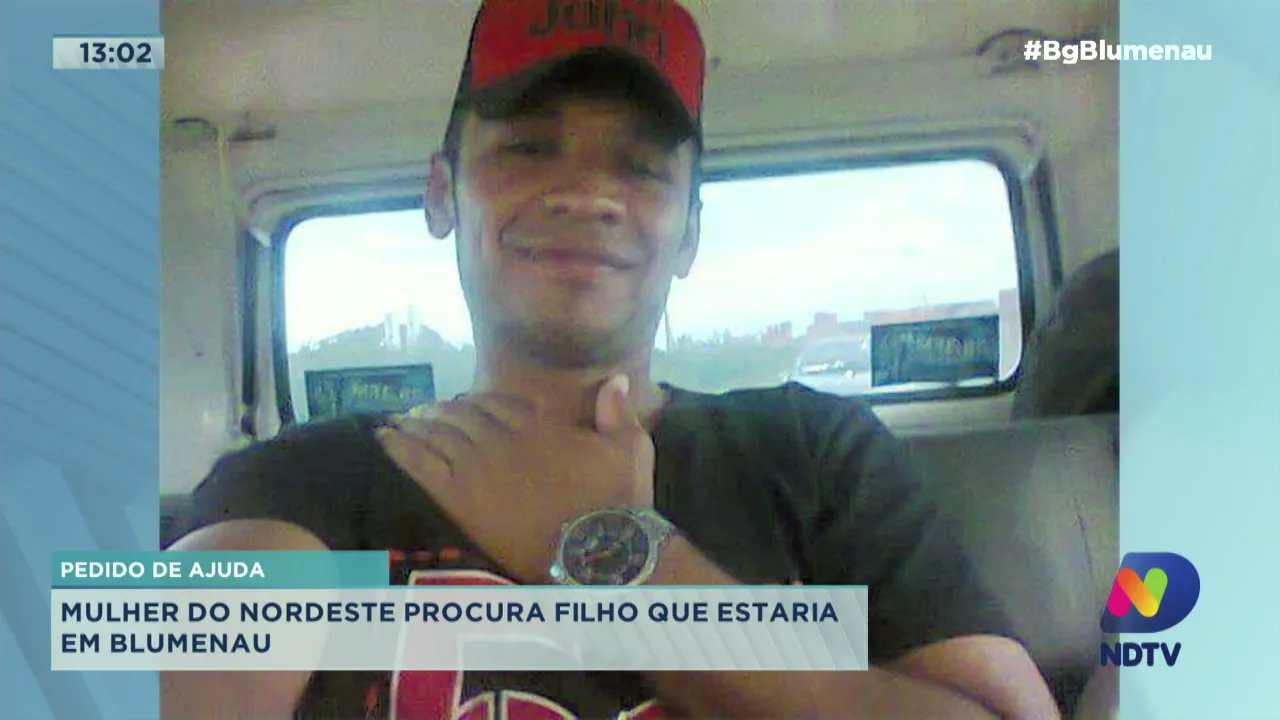 Pedido de ajuda: mulher do nordeste procura filho que estaria em Blumenau