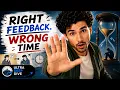 The Neuroscience of Feedback Timing in English