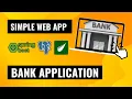 Simple Bank App Spring Boot PostgreSQL Java Thymeleaf JPA Hibernate Tutorials