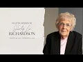 Shirley Richardson Funeral Live-Stream