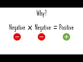 Why Is Negative Times Negative A Positive