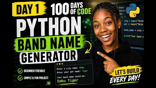 Python for Beginners Build a Band Name Generator in 2 Minutes