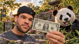 Passei 24 Horas Grátis em Washington DC! 🐼