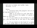 Snake and ladder game using the python