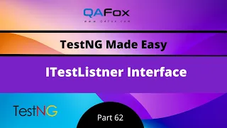 Using ITestListner Listener TestNG - Part 62