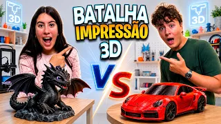 QUEM FIZER A MELHOR IMPRESSÃO 3D VENCE O DESAFIO - BambuLab A1 Combo