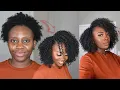NO Cornrows NO Hair Out Easy CROCHET BRAIDS Install for 6 X-pression Waterwave Fro Twist